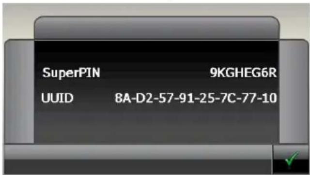 SuperPIN 9KGHEG6R UUID 8A-D2-57-91-25-7C-77-10