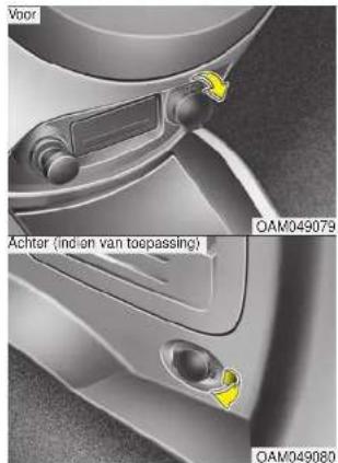 Voor Achter (ind on van toepassing) OAM049079 OAM049080