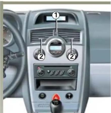 RENAULT Megane (2004) - VENTILATIEROOSTERS (vervolg) - 1