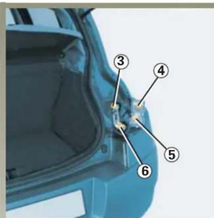 RENAULT Megane (2004) - ACHTERLICHTEN: vervangen van een lamp - 3