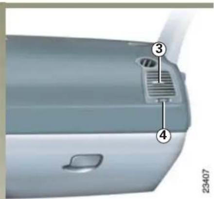RENAULT Megane (2004) - VENTILATIEROOSTERS (vervolg) - 2