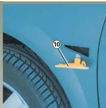RENAULT Megane (2004) - LAMPEN ACHTER (vervolg) EN ZIJKANT: vervangen van een lamp - 3