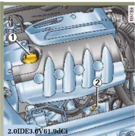 RENAULT Laguna (2001) - OLIEPEILVANDEMOTOR(vervolg) - 1