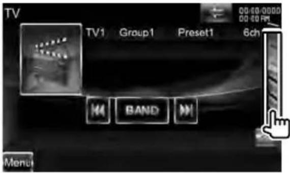 TV TV1 Group1 Preset1 6ch BAND Menu