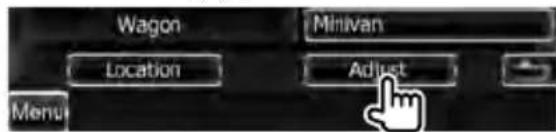 KENWOOD DXN7260BT - Stelt de luidsprekerlocaties in - 2