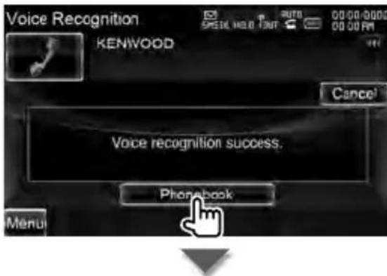 KENWOOD DXN7260BT - Geef het stemherkenningsscherm weer - 6
