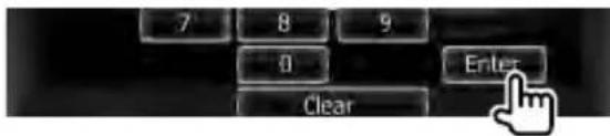 KENWOOD DXN7260BT - Registreer uw beveiligingscode - 1