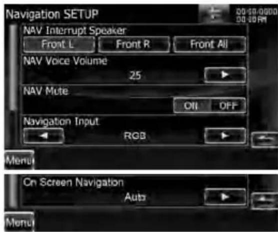 KENWOOD DXN7260BT - Elk item instellen - 1