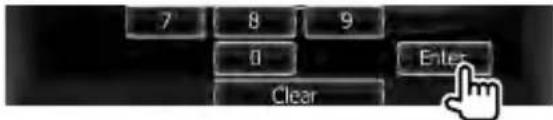 KENWOOD DXN9260BT - Registreer uw beveiligingscode - 1