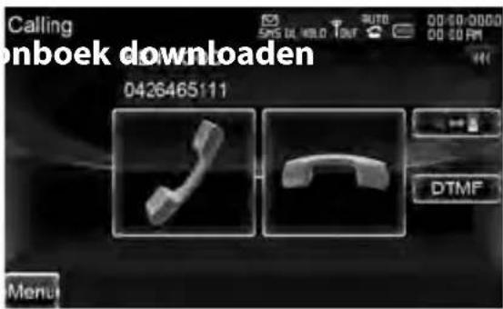 Calling onboek downloaden 0426465111 DTMF Menu