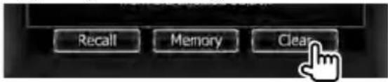 Recall Memory Clear