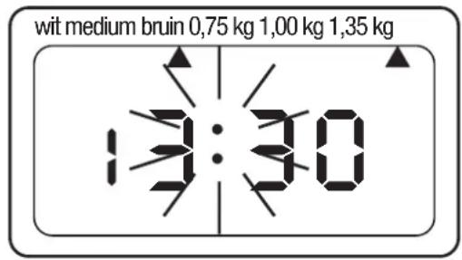 wit medium bruin 0,75 kg 1,00 kg 1,35 kg 13:30