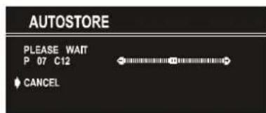 AUTOSTORE PLEASE WAIT P 07 C12 CANCEL