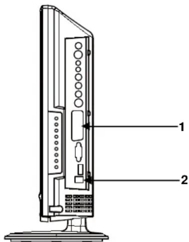AudioSonic LC-157070 - Aansluiting voor SCART-signaal - 1