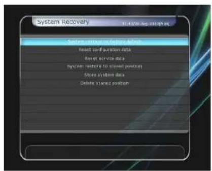 Rebox RE-2210HD PVR - Systeem herstellen - 1