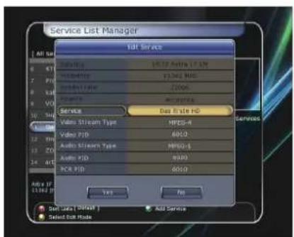 Rebox RE-2210HD PVR - Zenderlijst Manager - 6