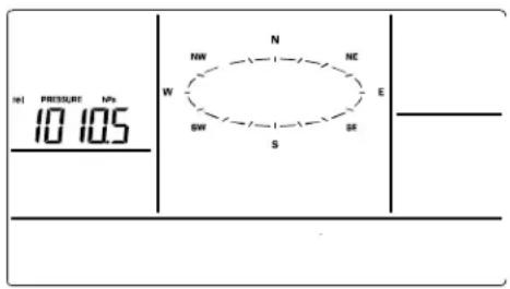 VELLEMAN WS-2800 - RELATIVE AIR PRESSURE UNIT SETTING - 1