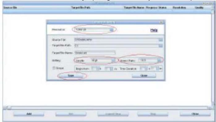Qware MP-480BL - Selecteer de map en het bestand wat u wenst te converteren en klik op open. - 2