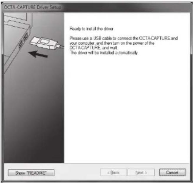 ROLAND OCTA-Capture - Windows Vista gebruikers - 2