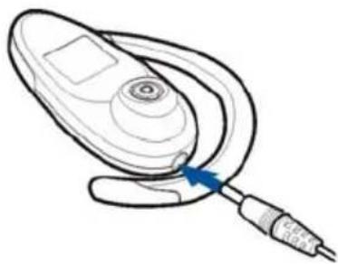 NOKIA HS-56W - ■ De batterij opladen - 1