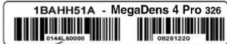 1BAHH51A - MegaDens 4 Pro 326 0144L60000 08261220