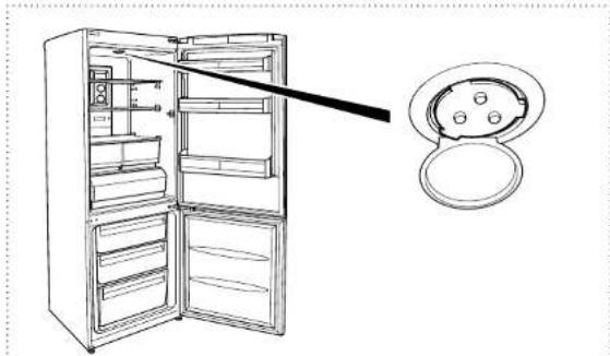 SERVIS CF60185NFW - Replacing the Light: - 1