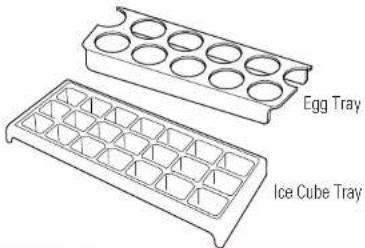 Egg Tray Ice Cube Tray