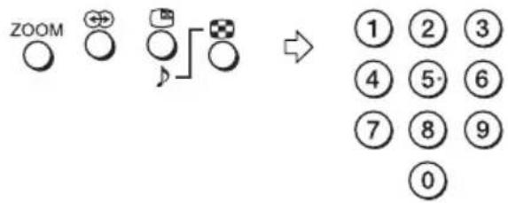 ZOOM → ① ② ③ ④ ⑤ ⑥ ⑦ ⑧ ⑨ ⑩