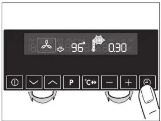 96° 0.30 ① √ ∧ P °C→ - + +