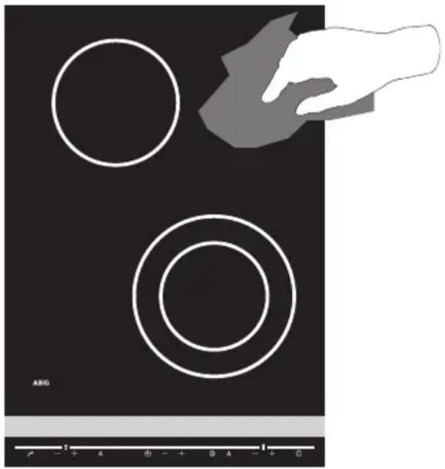 AEG-ELECTROLUX FM 7531 KAN - Bescherm de glaskeramiek- plaat - 1