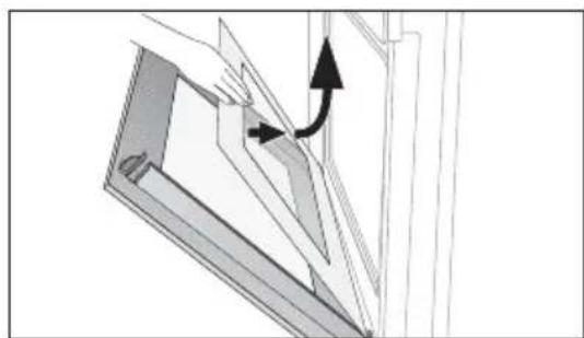 AEG-ELECTROLUX E 3000-5 B - Het glas van deur van de bakoven - 5