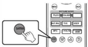 JVC DLA-X5000BE - Voorbeeld van gamma-instelling - 5