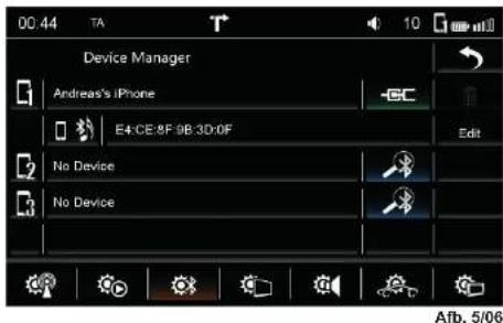Device Manager Andreas's iPhone E4:CE:2F 9B:3D:0F Edit No Device No Device Afb, 5/06