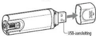 SONY Walkman NWD-B105F - Het dopje van de USB-aansluiting verwijderen - 1