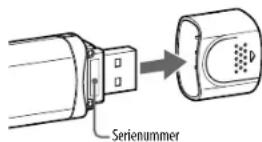 SONY Walkman NWD-B105F - Over het serienummer - 1