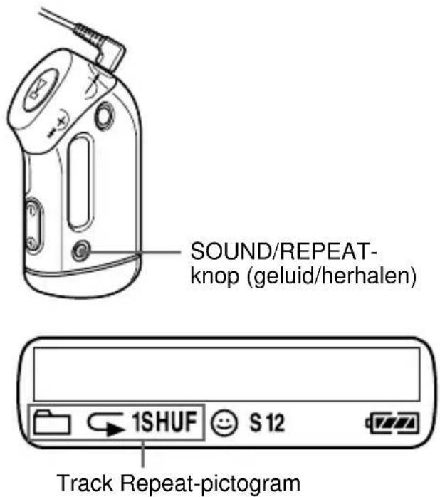 SONY Walkman NW-S21 - De tracks herhaaldelijk afspelen (Track Repeat) - 1