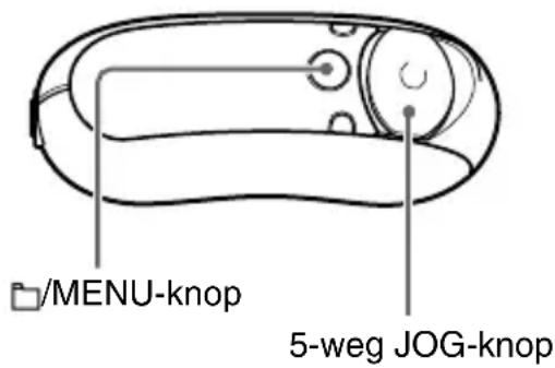 /MENU-knop 5-weg JOG-knop