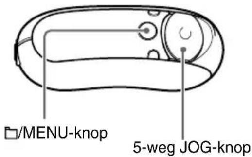 /MENU-knop 5-weg JOG-knop