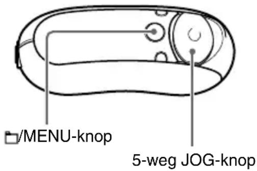 /MENU-knop 5-weg JOG-knop