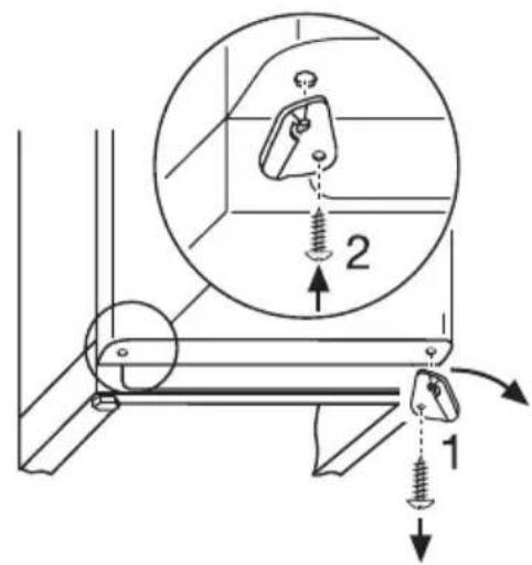 AEG-ELECTROLUX 75230 GA - Draairichting van de deur wisselen - 5