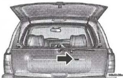 JEEP Grand Cherokee (2000) - Glazen achterklep - 1
