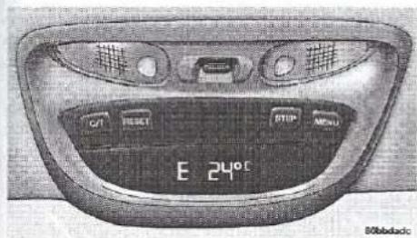 E 24°C STOP MENU RESET