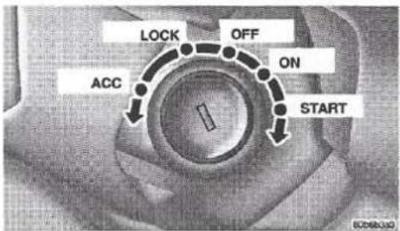 LOCK OFF ON START ACC