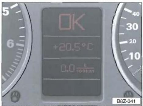 OK +20.5°C 0.0 t 100km B6Z-041