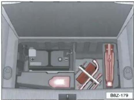 AUDI A2 (2000) - Wagengereedschap en krik - 1