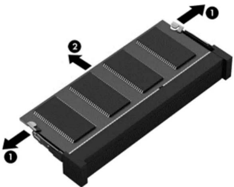 COMPAQ CQ58-303SD - Geheugenmodules toevoegen of vervangen - 6