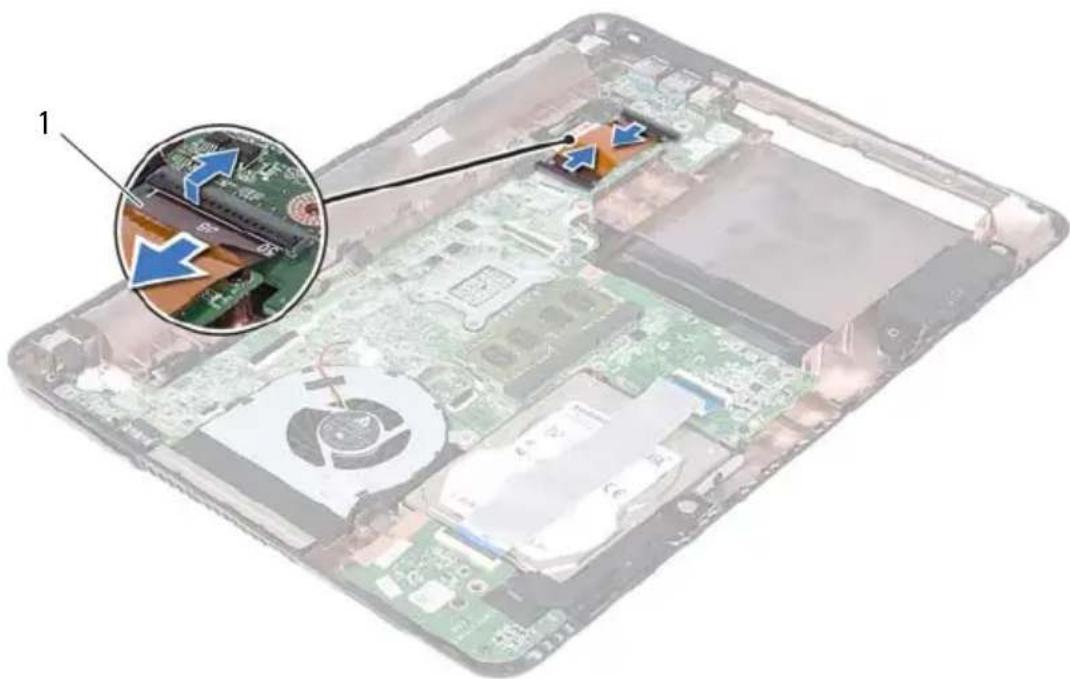 DELL Inspiron 14z-N411z - De USB-kaart verwijderen - 1