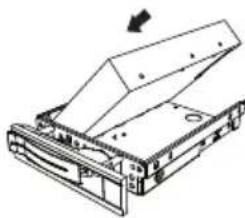 MEDION Akoya P2150 - Inbouwen van een 3,5" harde schijf in een 2,5/3,5" wisselslede. - 3