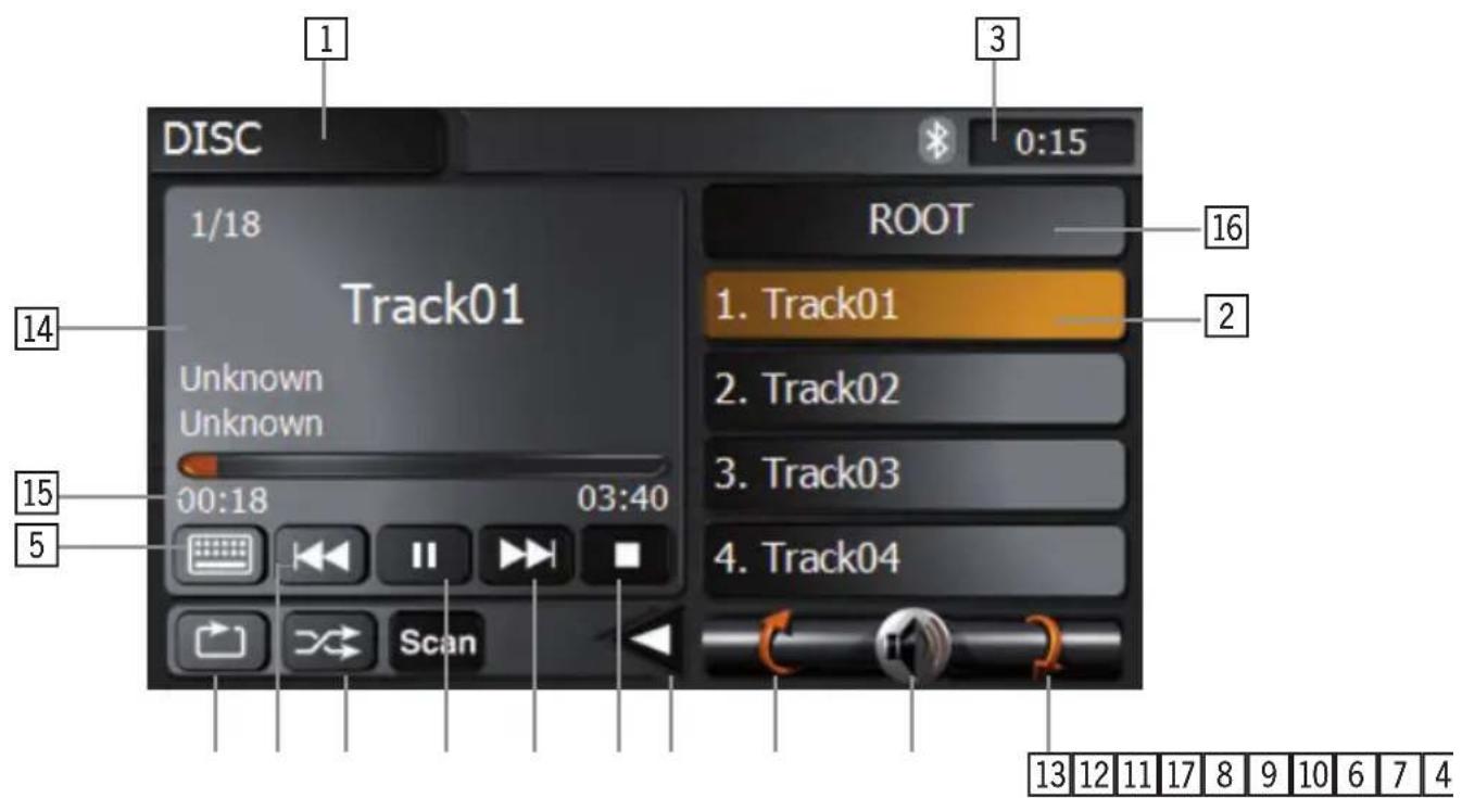 DISC 1/18 Track01 Unknown Unknown 00:18 03:40 ROOT 1. Track01 2. Track02 3. Track03 4. Track04 Scan 13 12 11 17 8 9 10 6 7 4