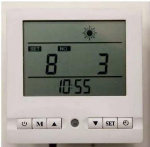 Maxicool MaxPump-50-U3 - Het wissen van de automatische in en uitschakeltijden. - 9